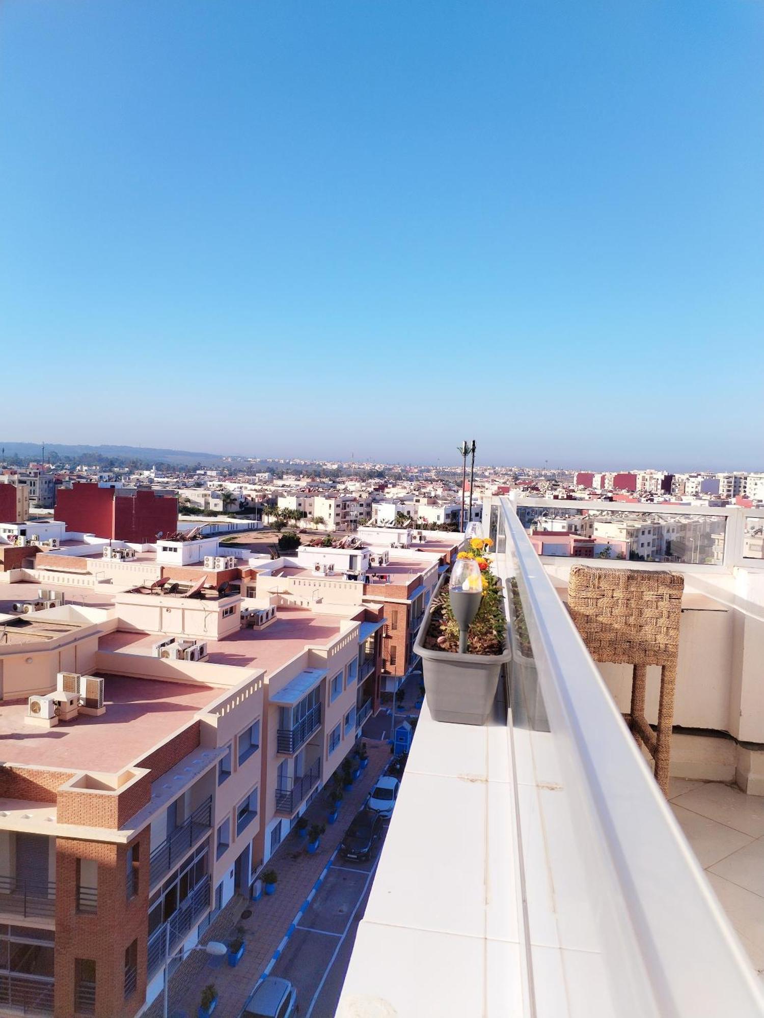 Large Sea View Studio Daire Agadir Dış mekan fotoğraf