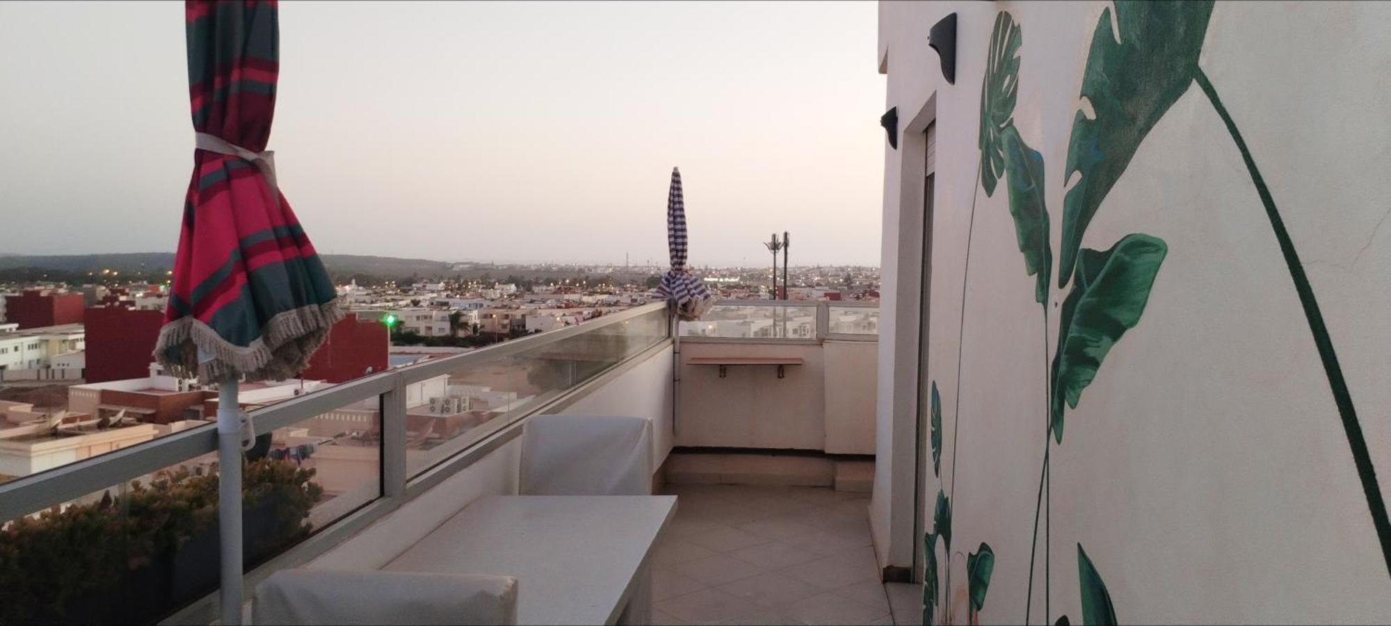 Large Sea View Studio Daire Agadir Dış mekan fotoğraf